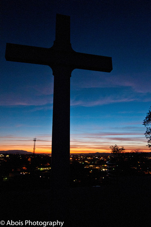 Cross of the Martyr at Sunset, Santa Fe